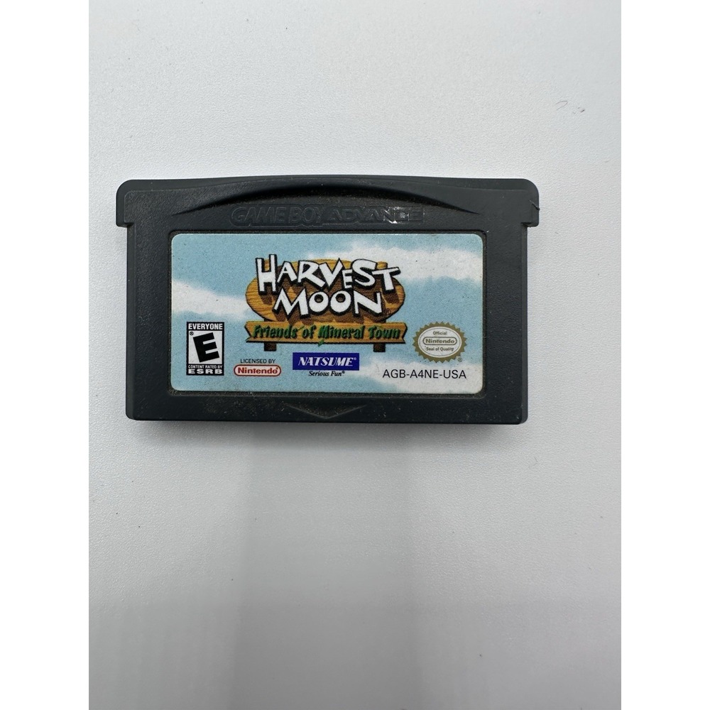 Harvest Moon Friends of Mineral Town Nintendo Game Boy Advance GBA 2003